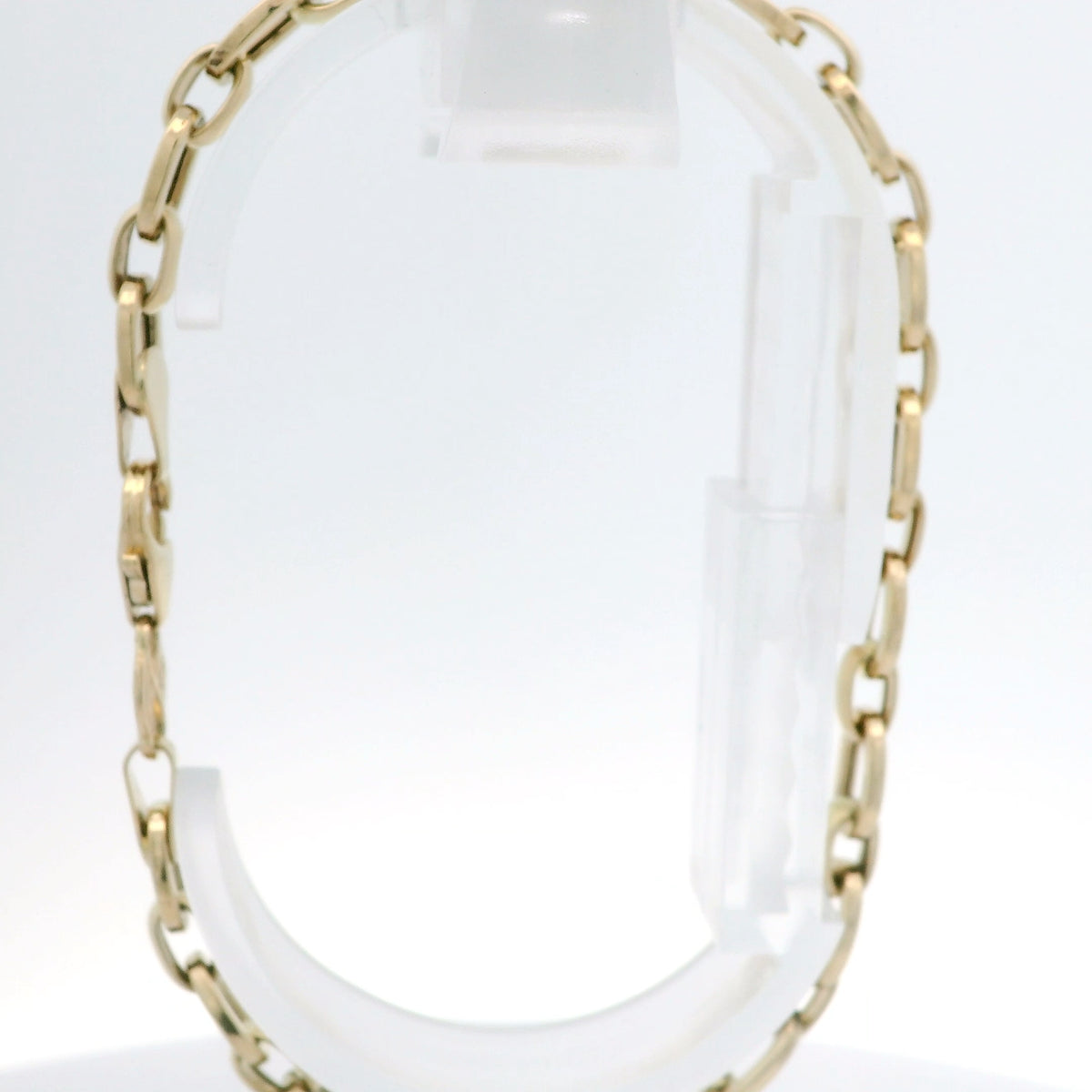 Oval Link Gold Bracelet