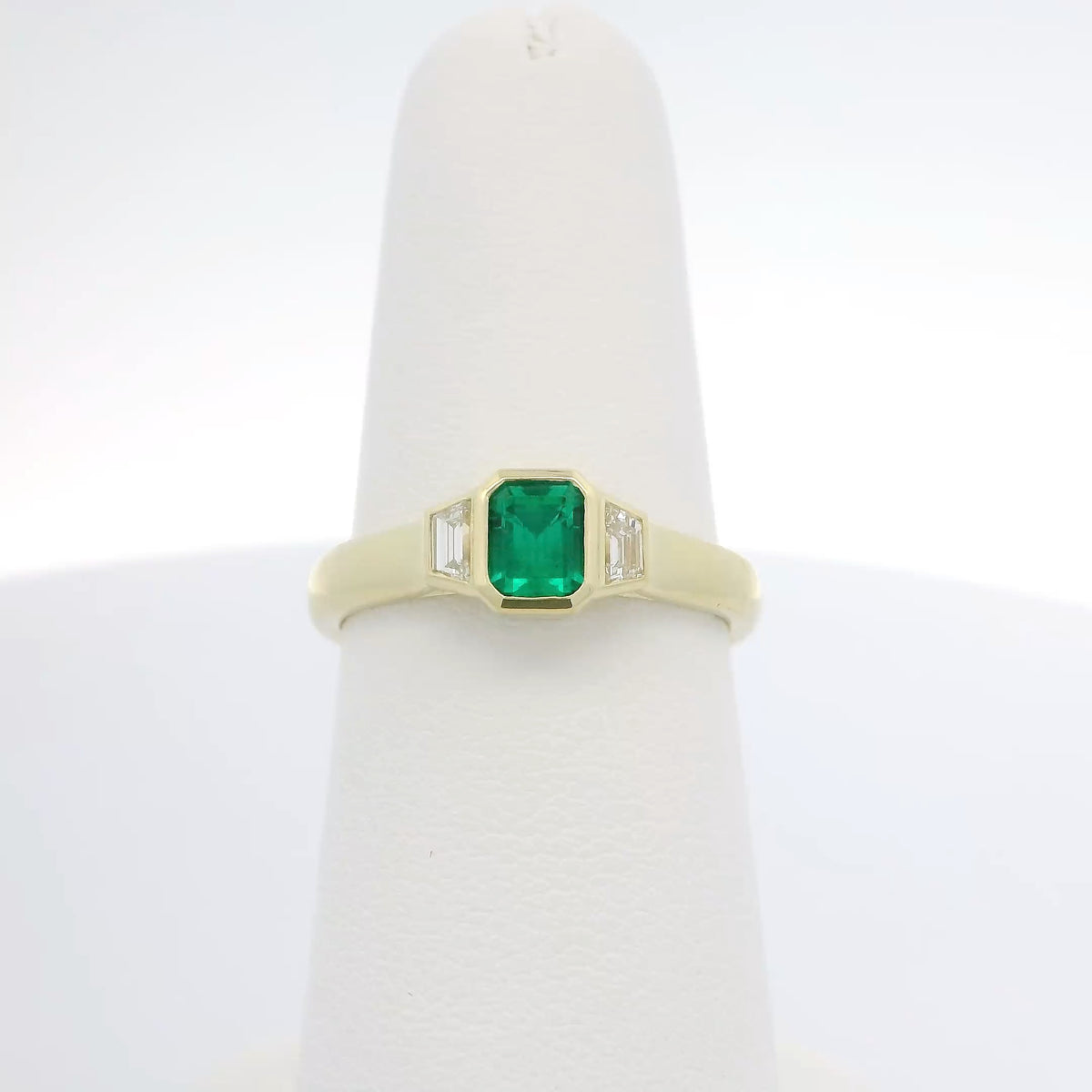 Emerald and Diamond Ring