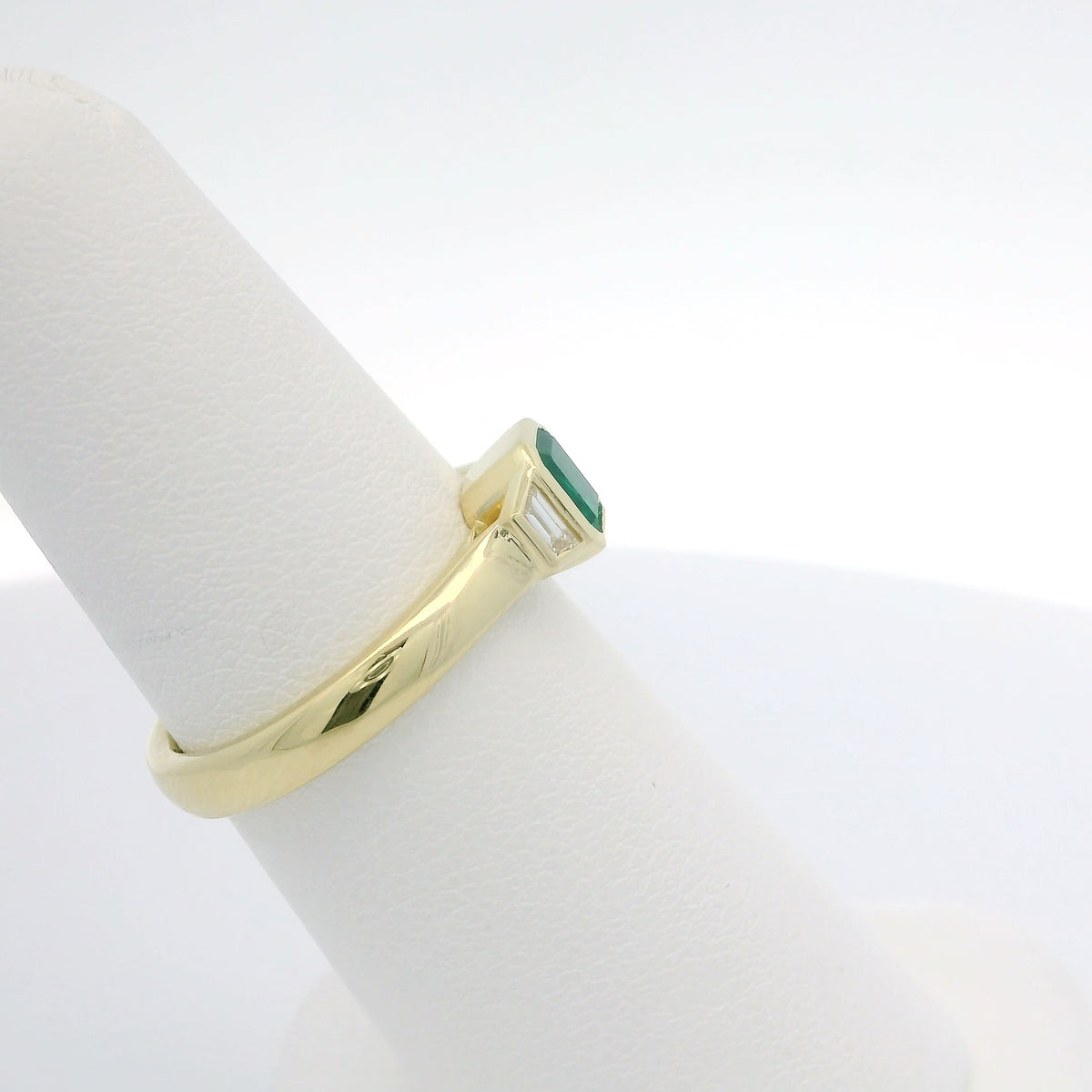 Emerald and Diamond Ring