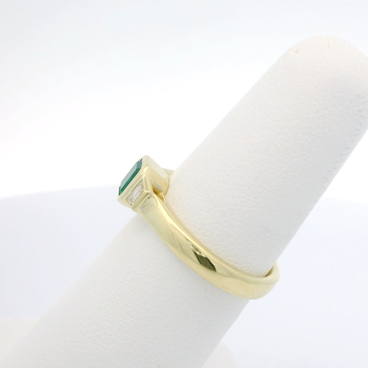 Emerald and Diamond Ring