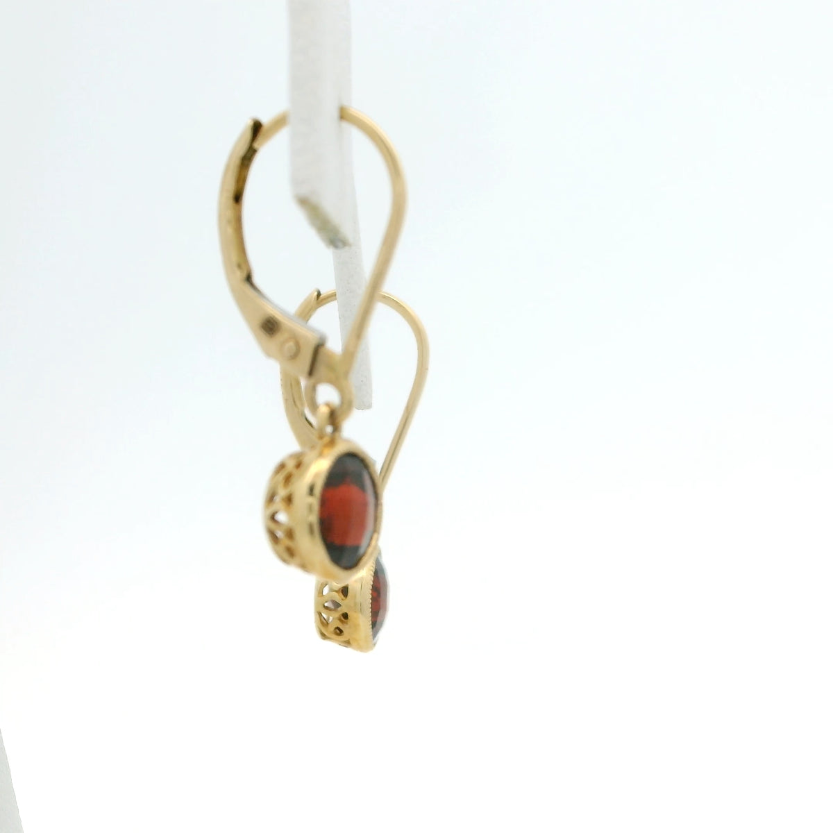 Garnet Drop Earrings