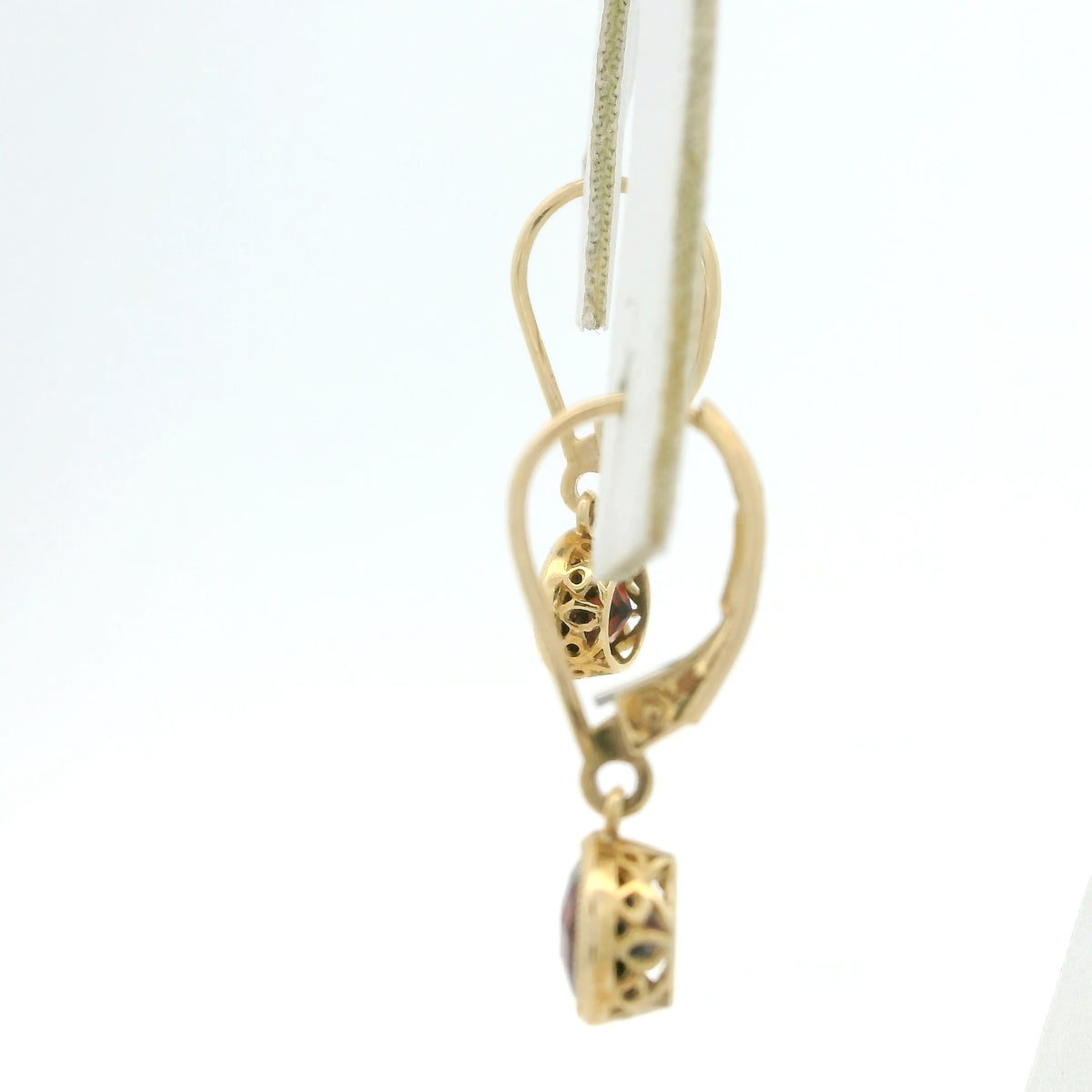 Garnet Drop Earrings