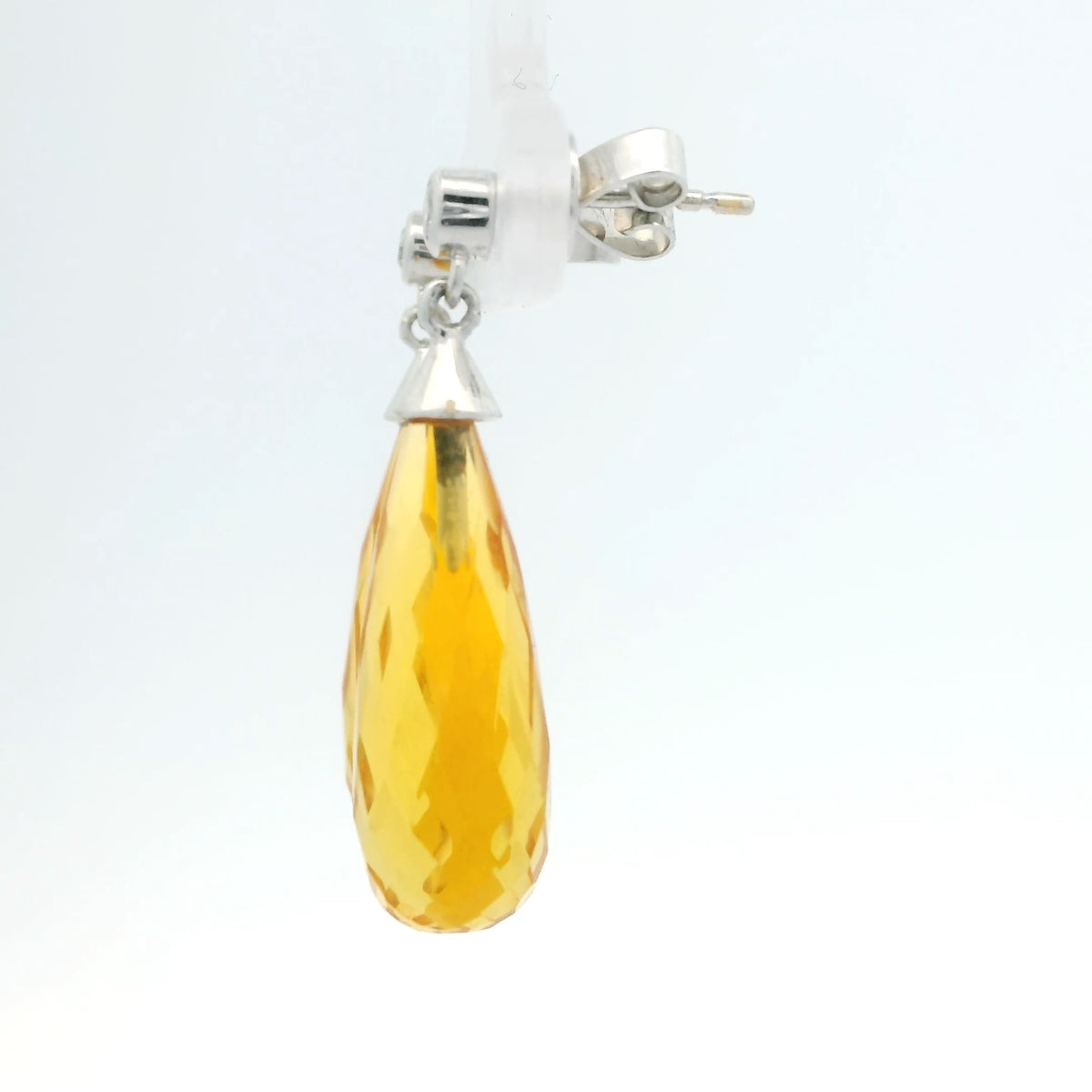 Citrine Briolette Drop Earrings