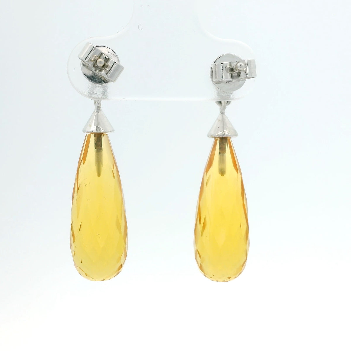 Citrine Briolette Drop Earrings