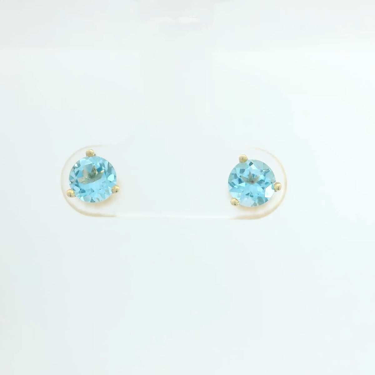 Blue Topaz Studs