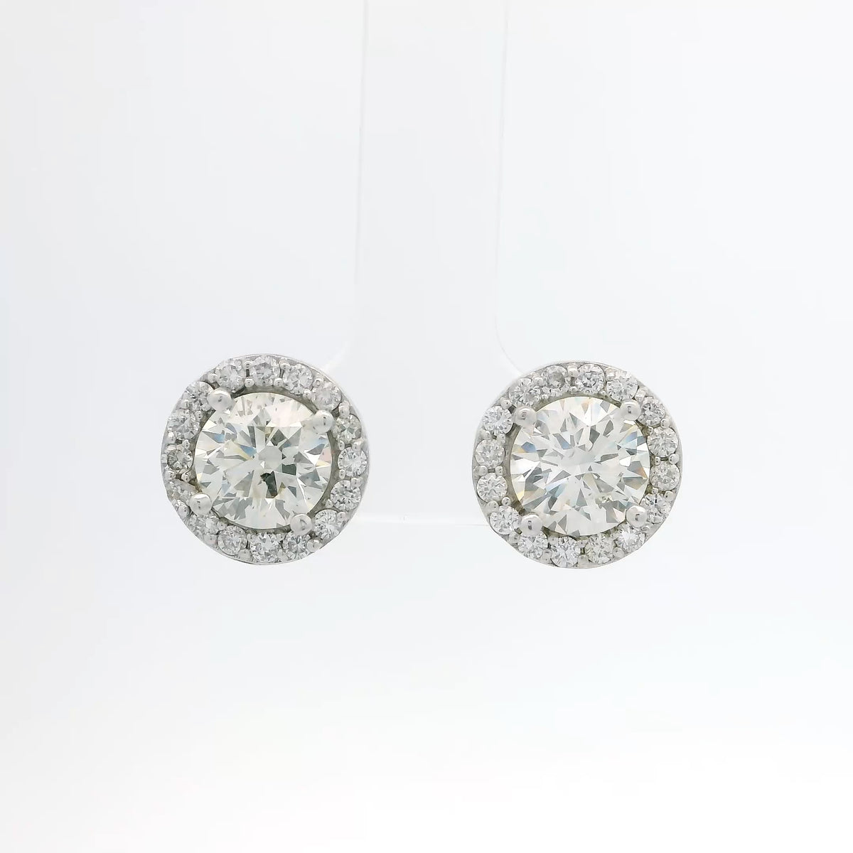 Diamond Studs with Halo