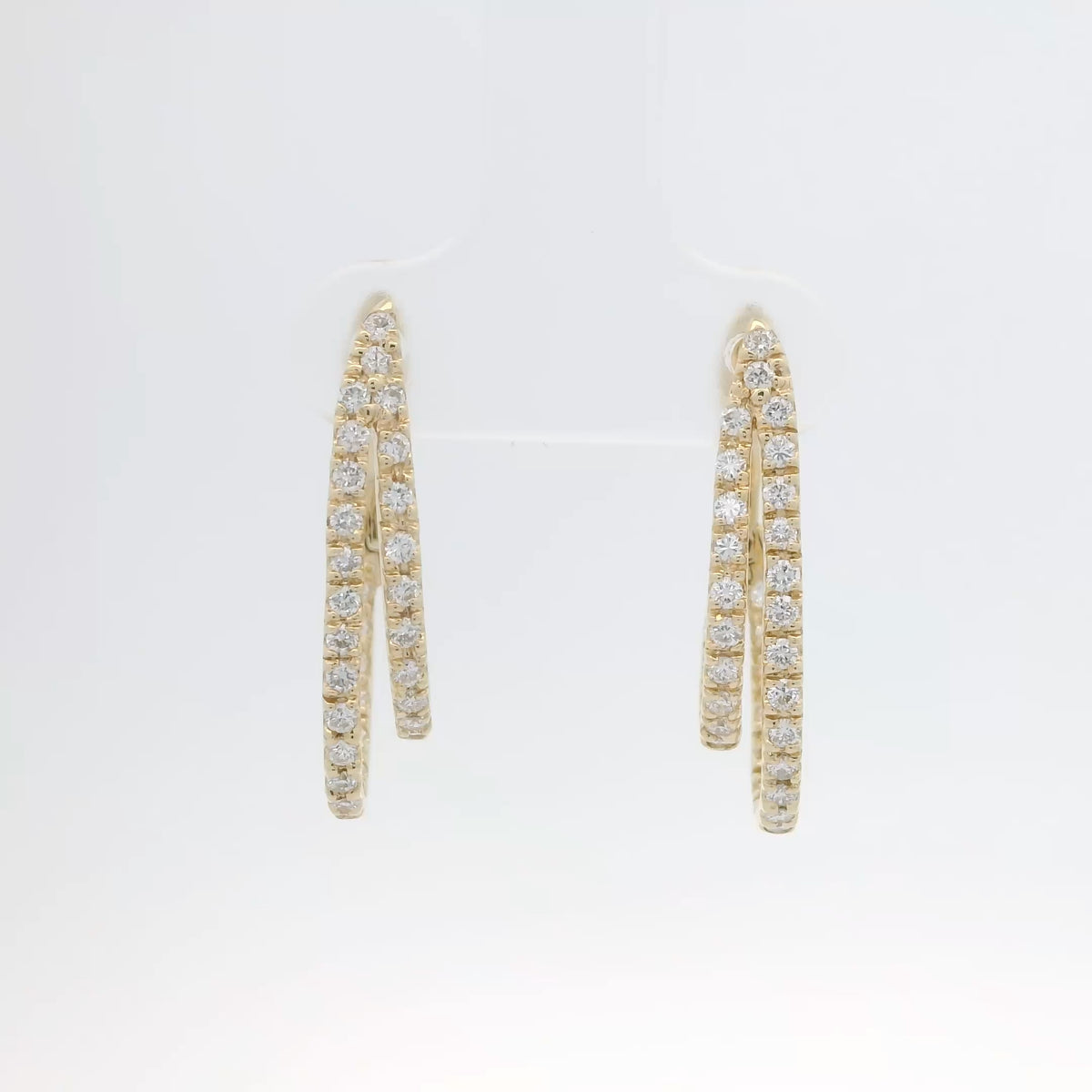 Double Diamond Hoops