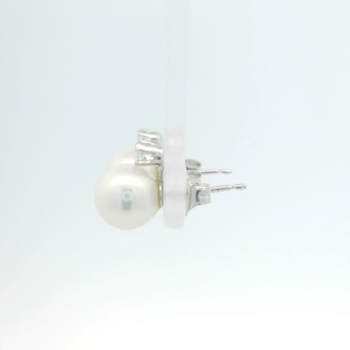 Pearl and Diamond Earrings