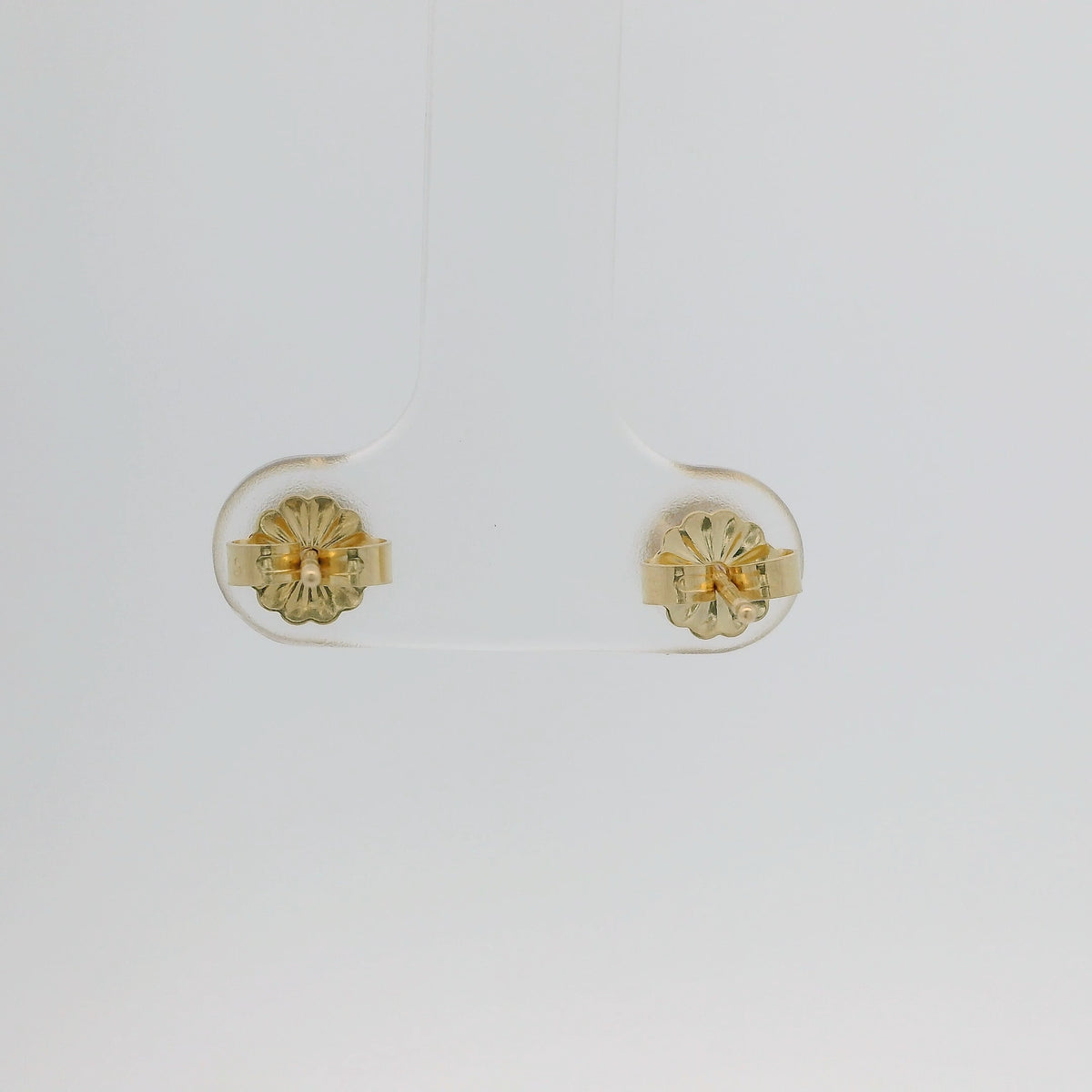 Ruby Bezel Set Studs