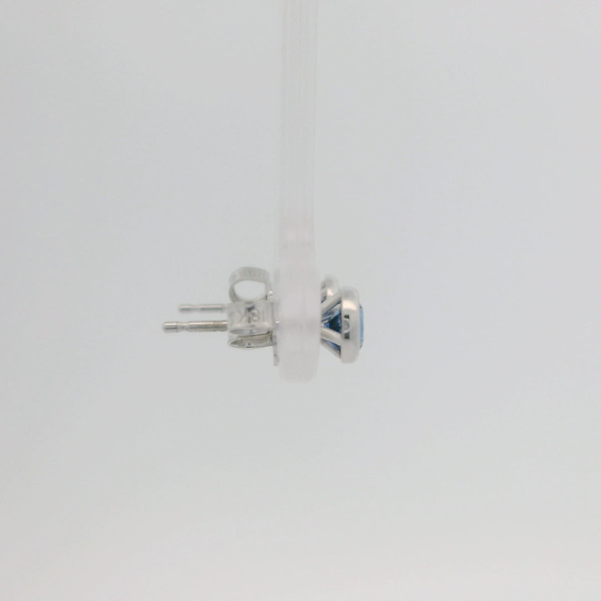 Sapphire Bezel Set Studs