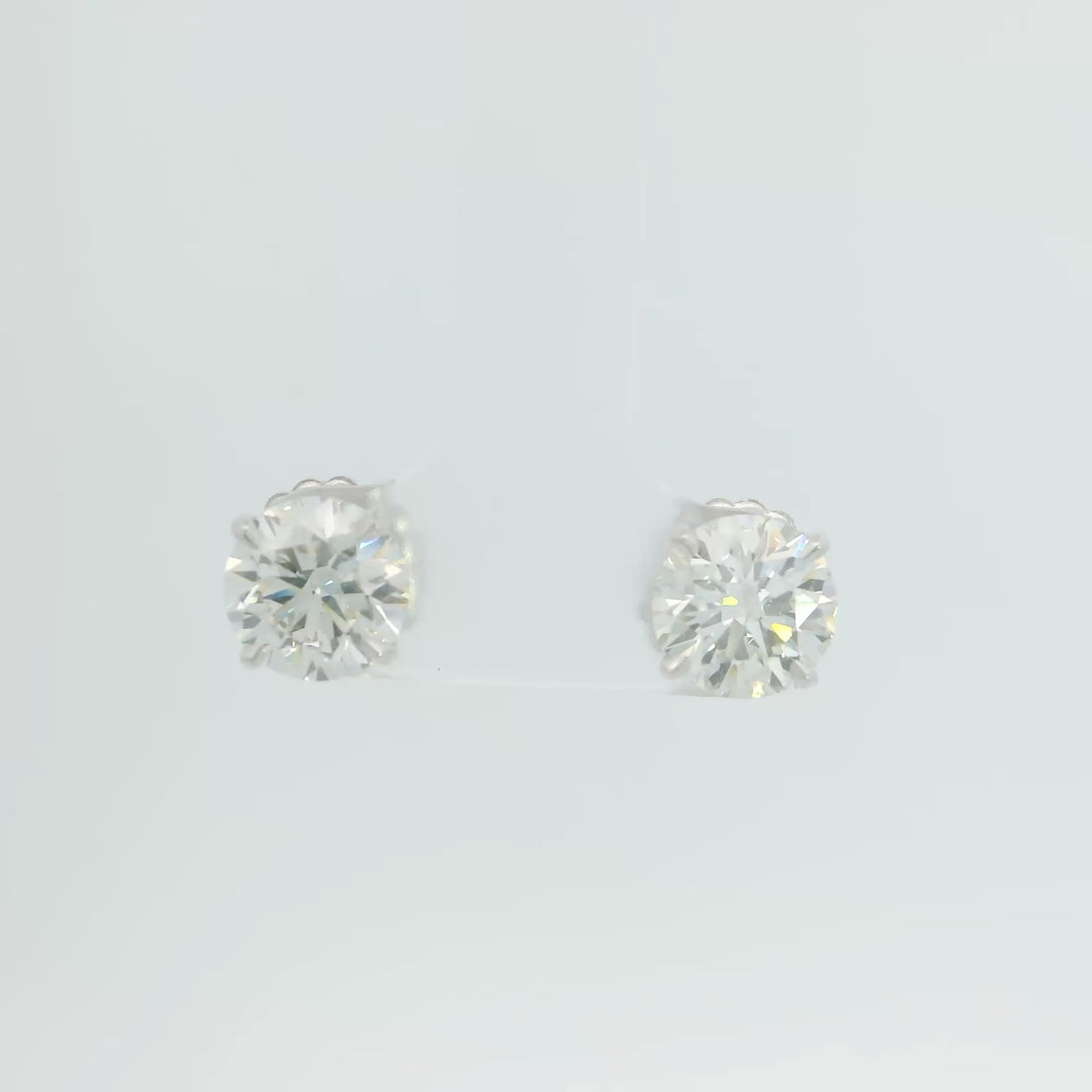 GIA Certified Diamond Studs