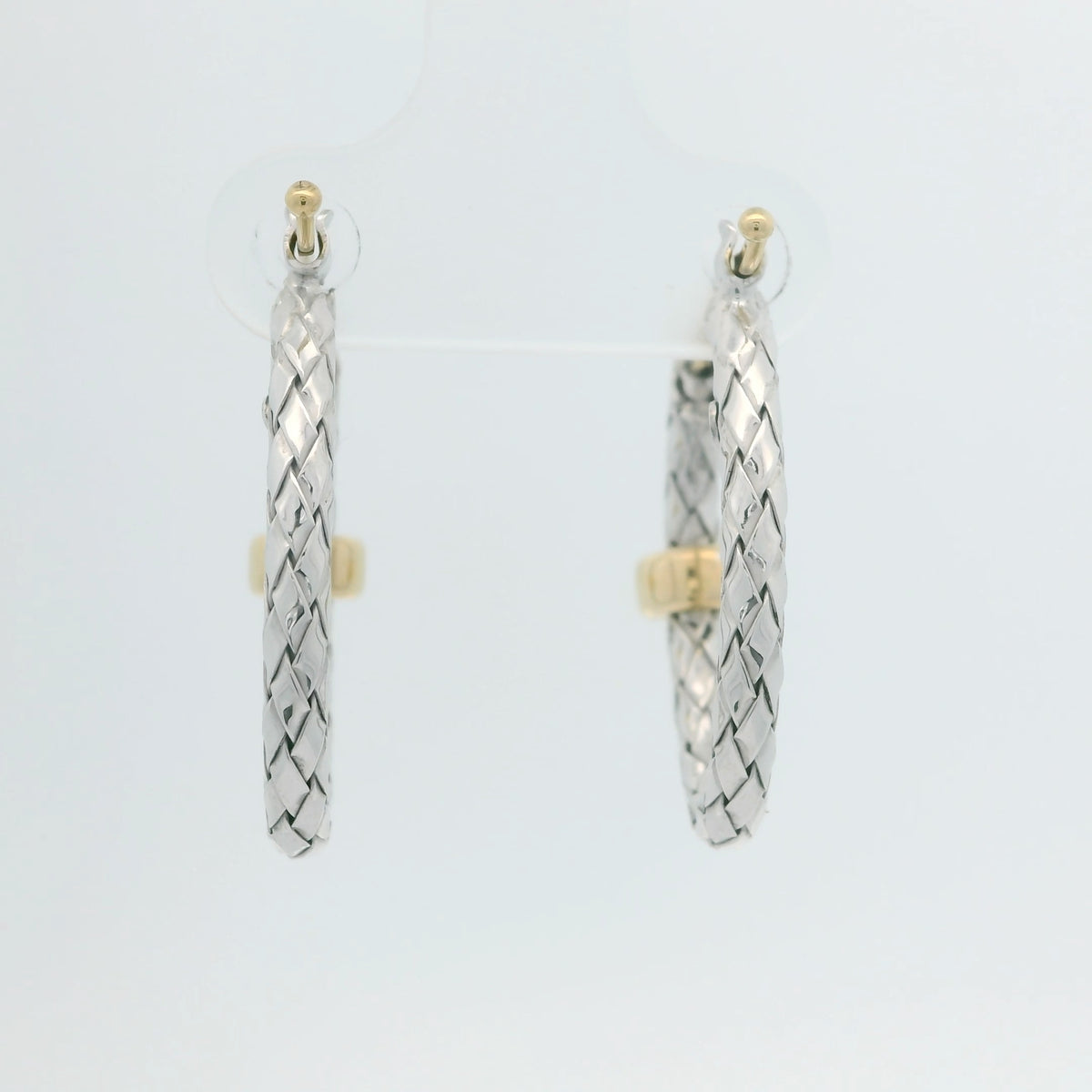 Two Tone Traversa Hoops