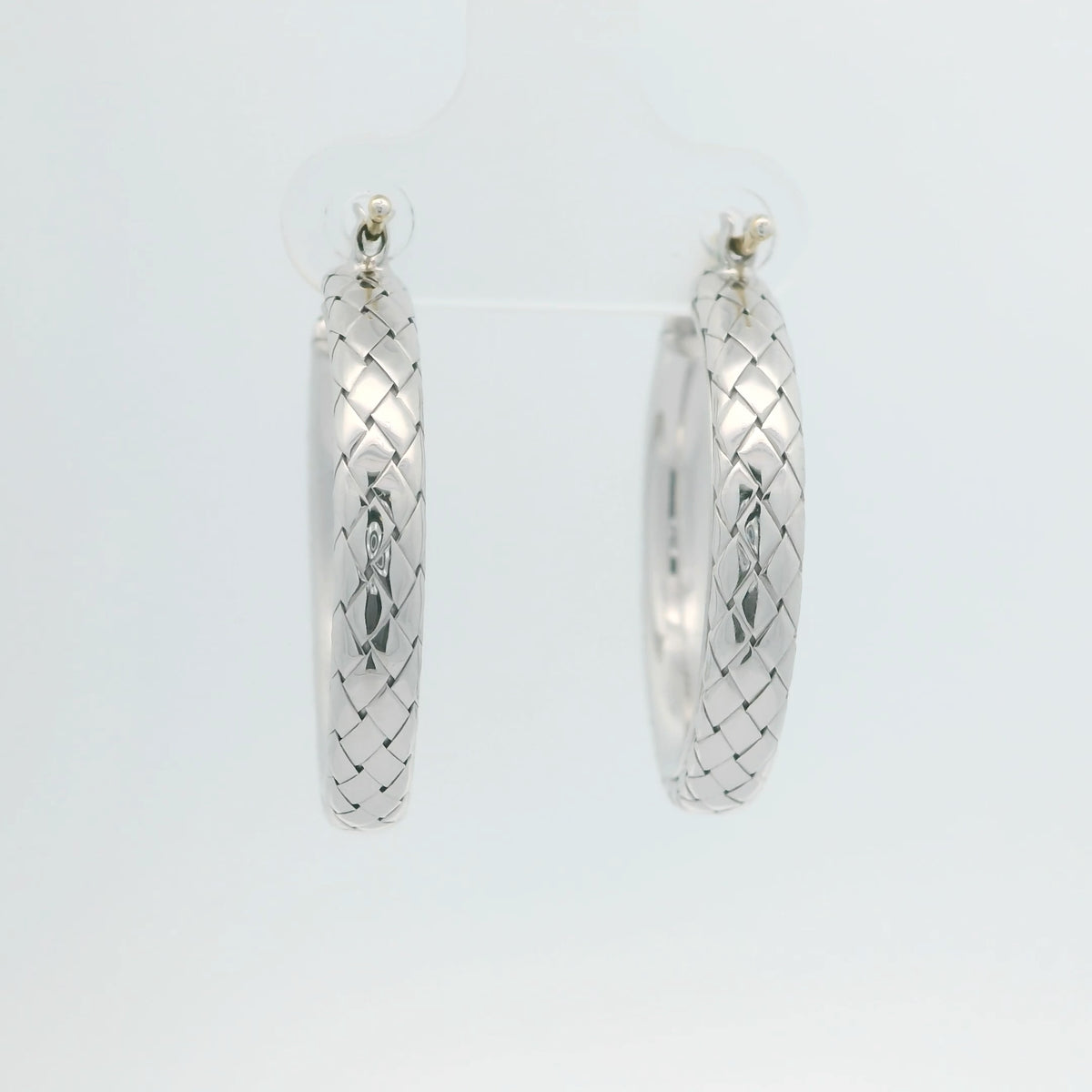 Silver Traversa Hoops