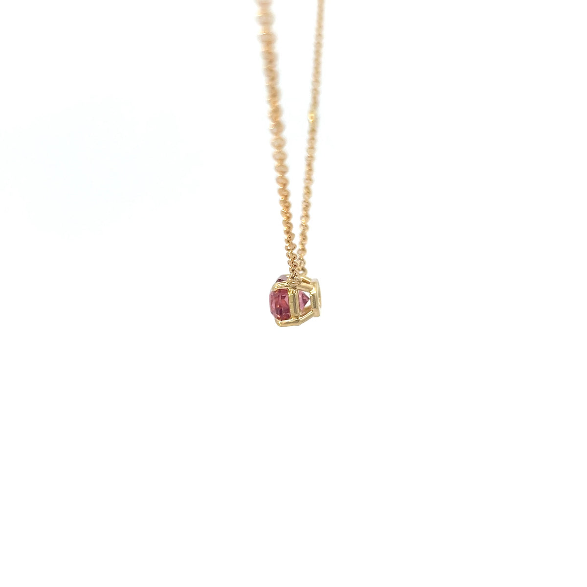 Pink Tourmaline Necklace