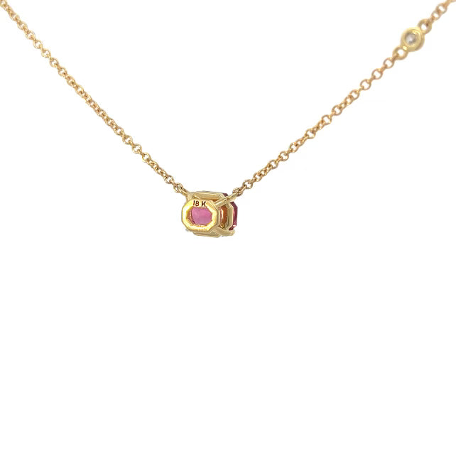 Pink Tourmaline Necklace