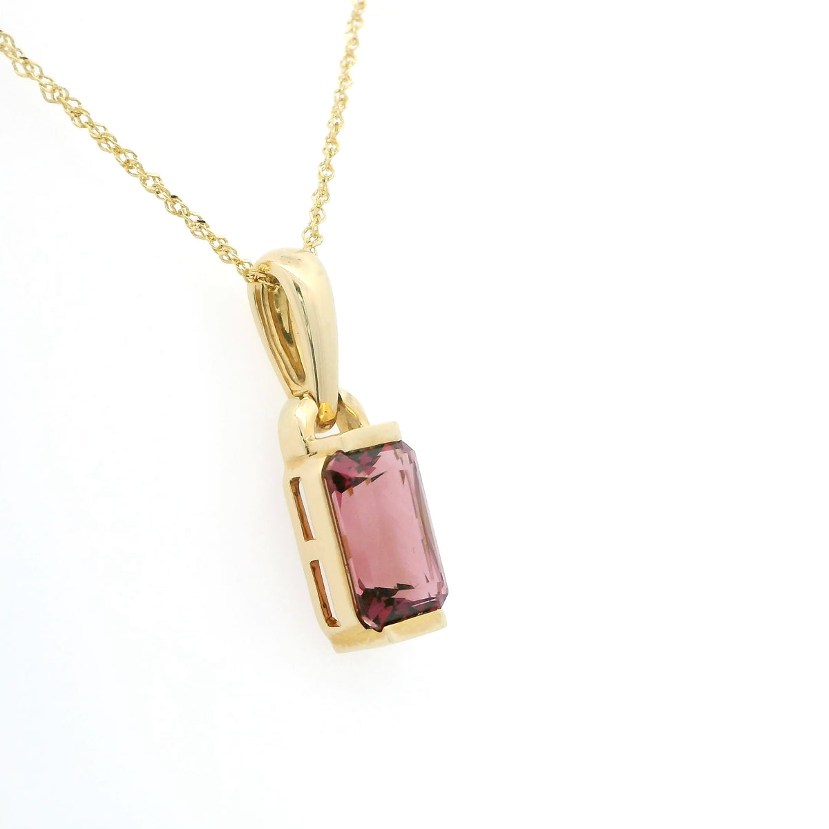 Pink Tourmaline Necklace