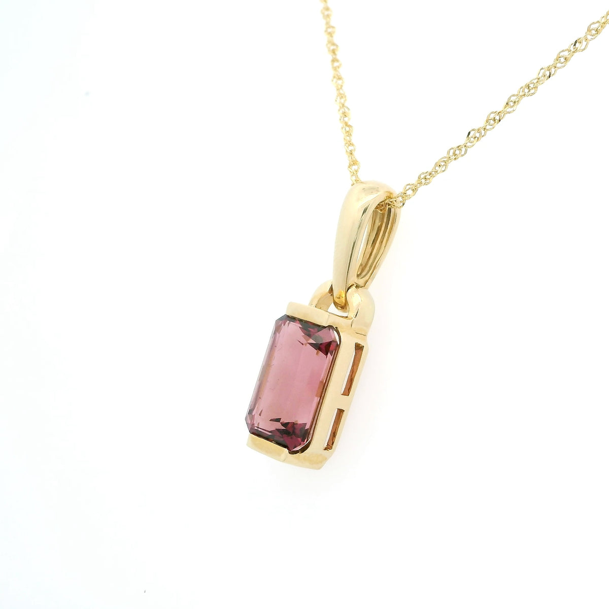Pink Tourmaline Necklace