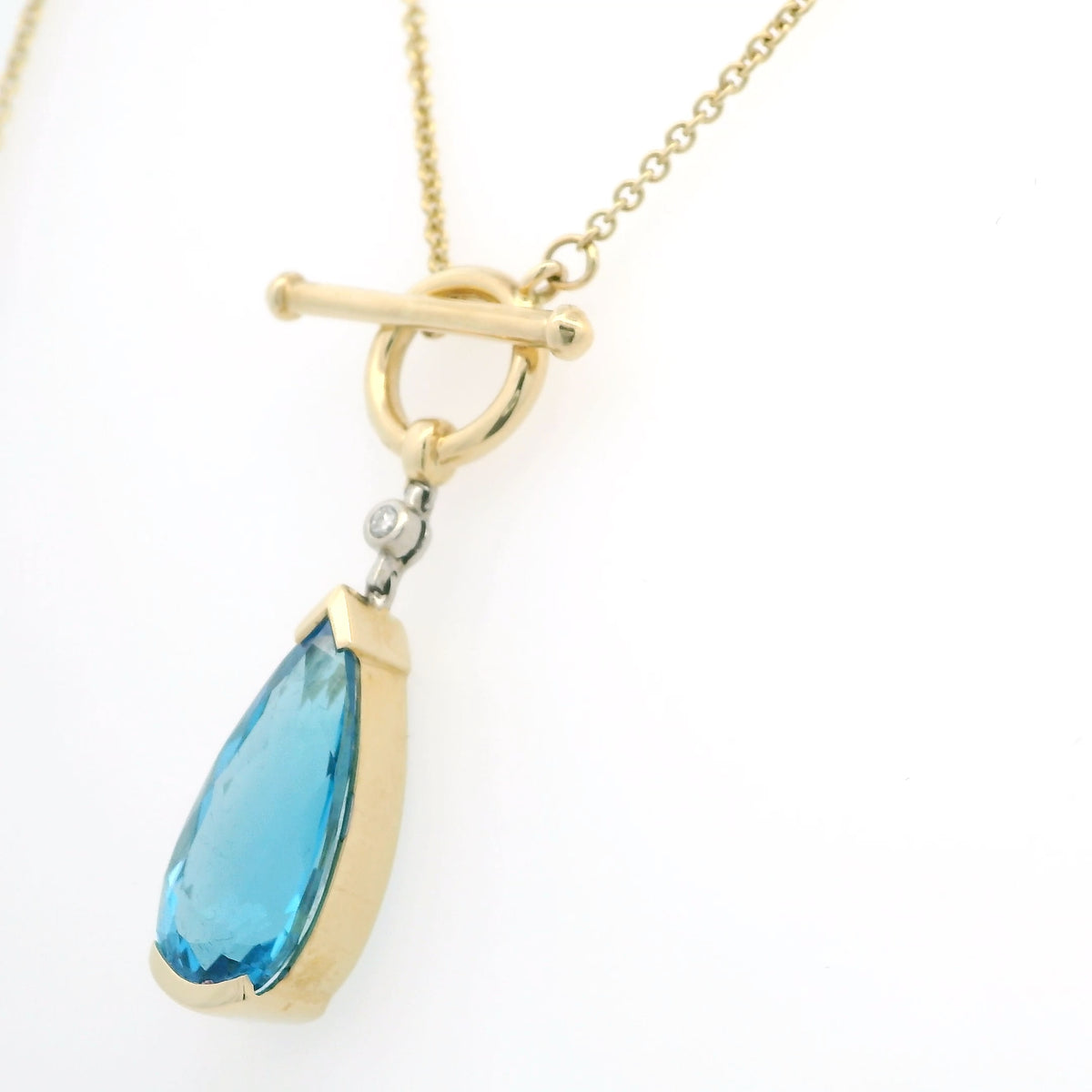 Blue Topaz Necklace