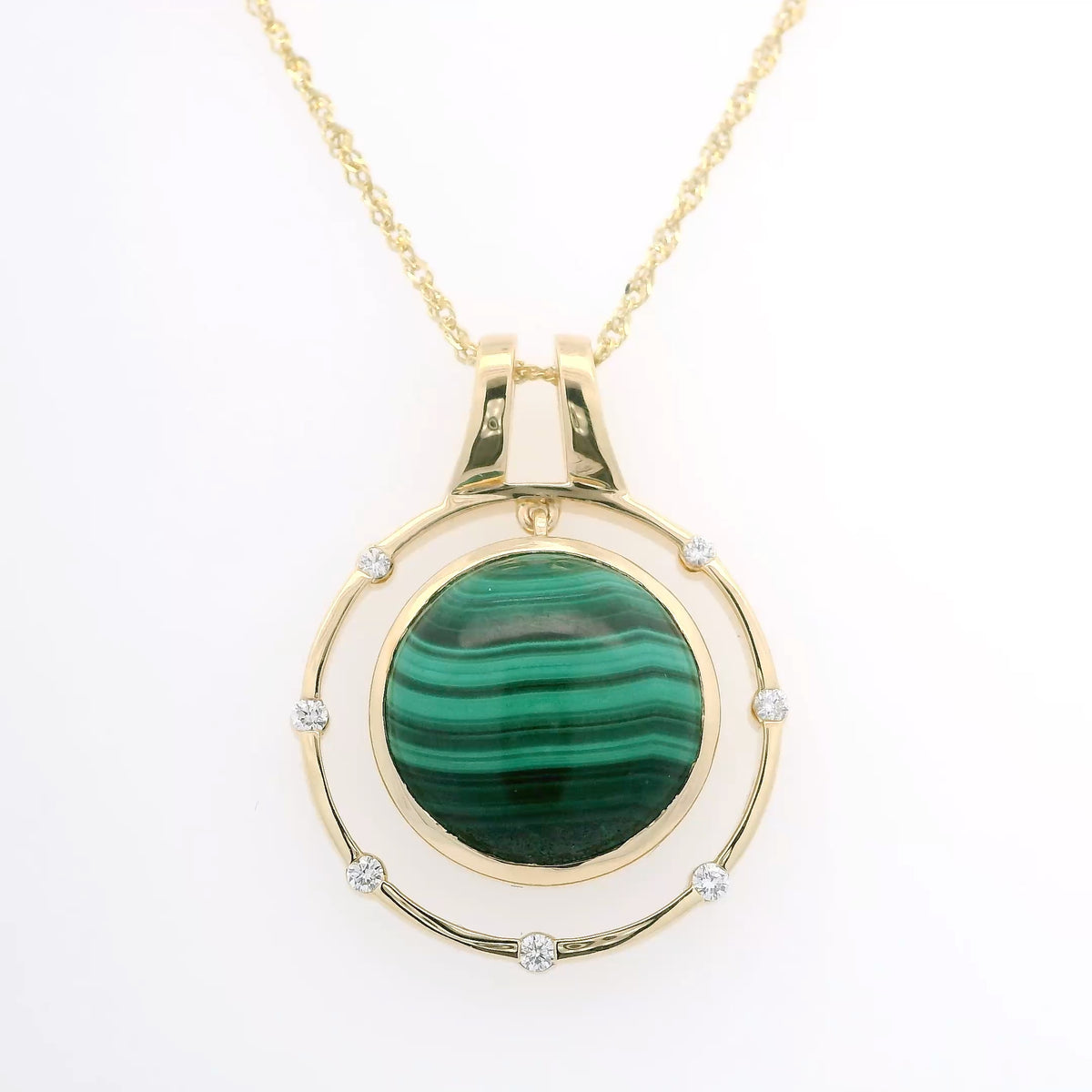 Fancy Malachite Necklace
