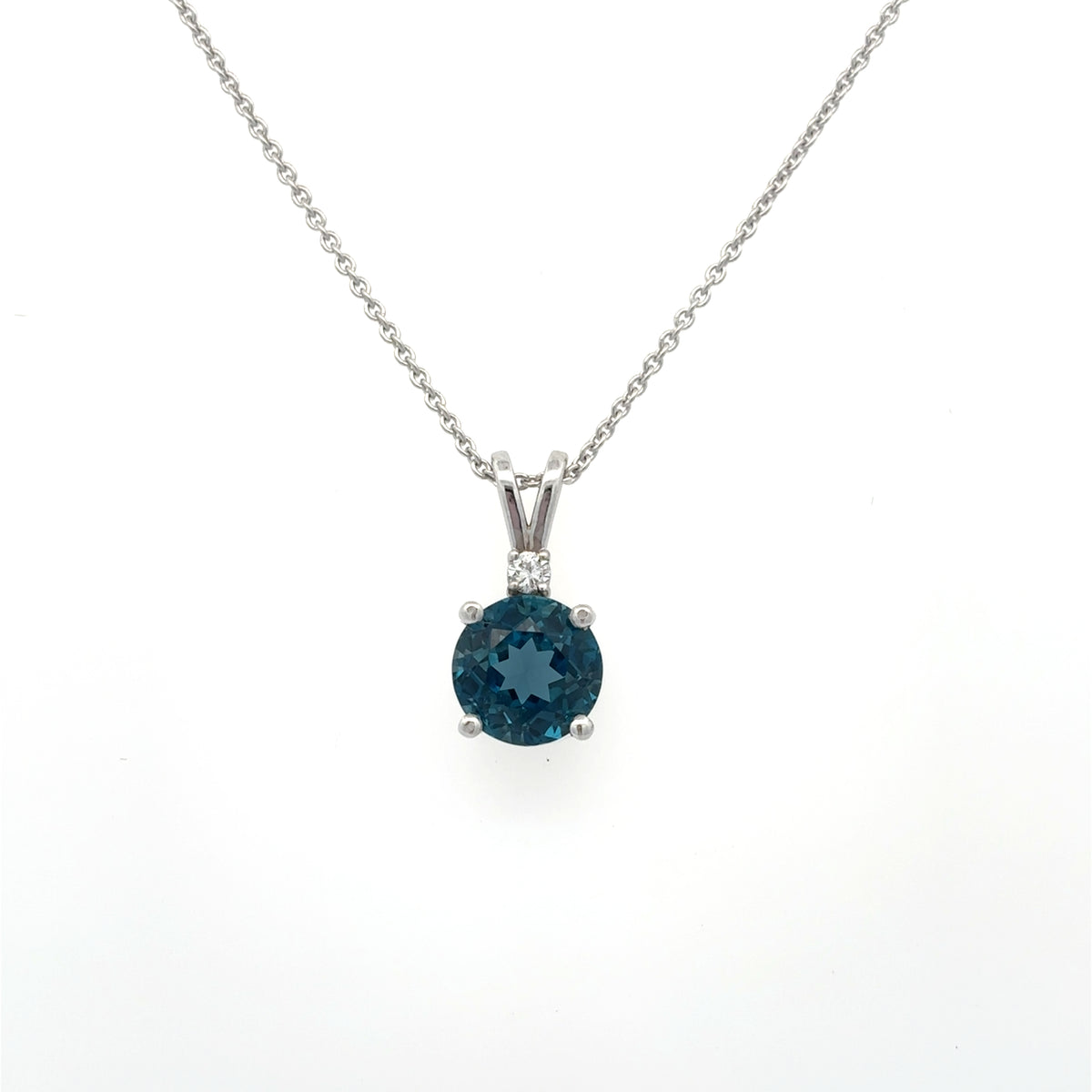 Blue Topaz Pendant