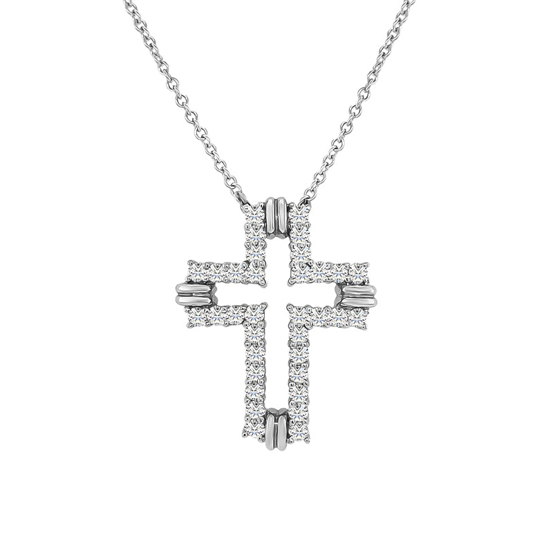 Open Diamond Cross