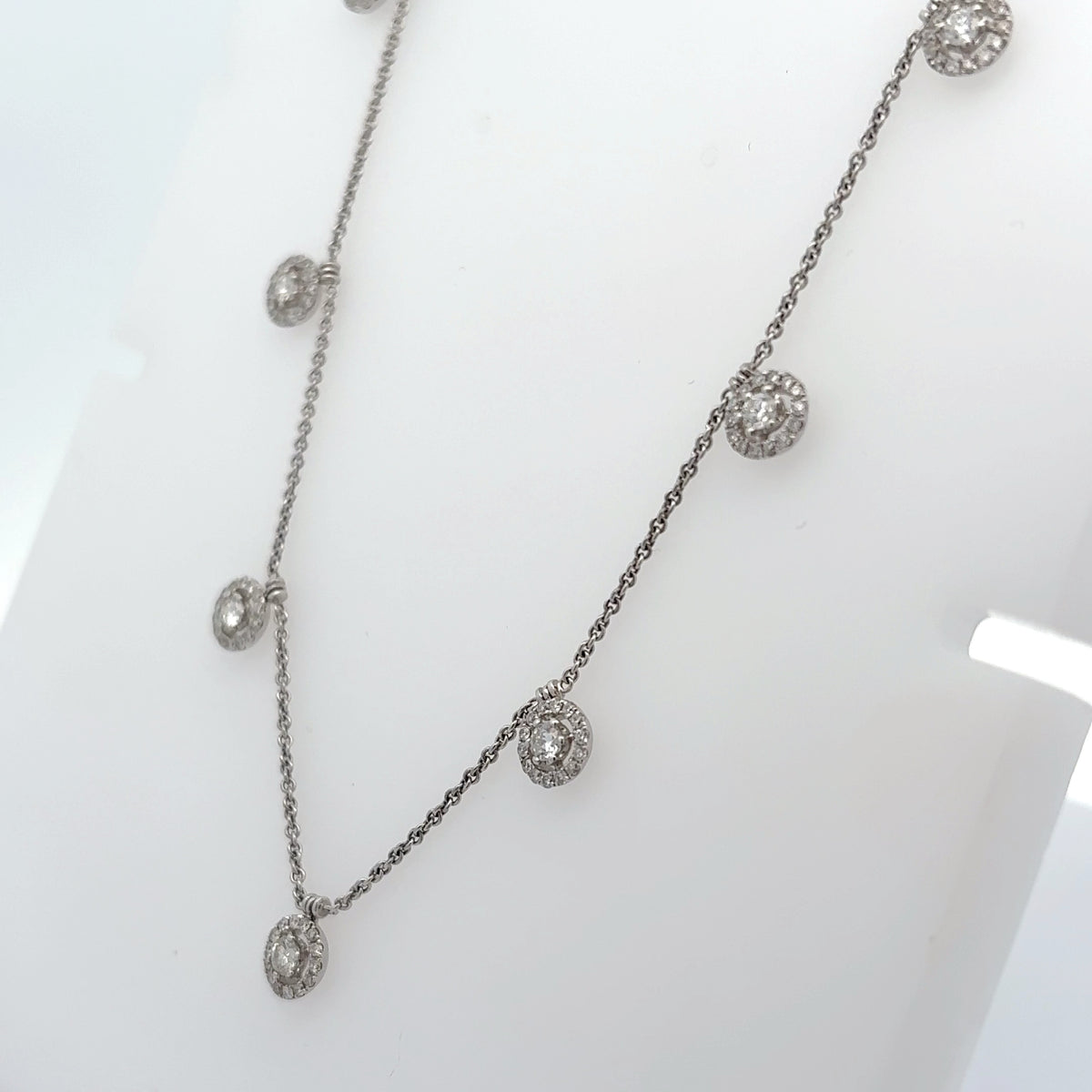 Diamond Station Necklace