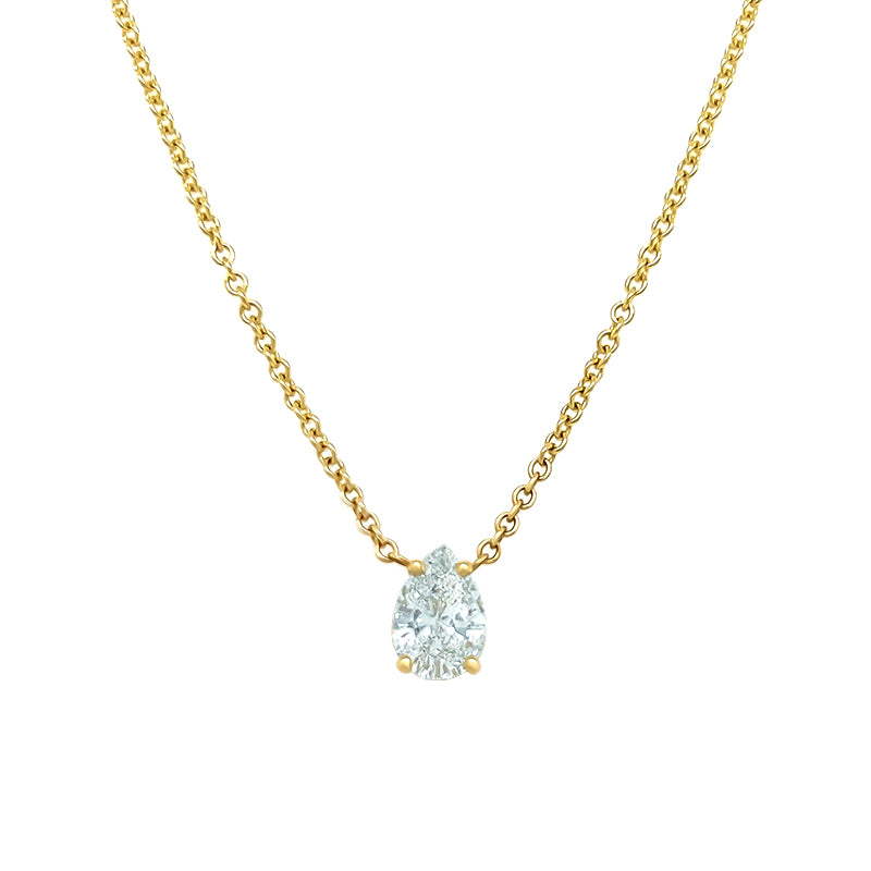Diamond Solitare Necklace