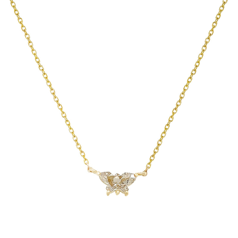 Butterfly-Cut Diamond Necklace