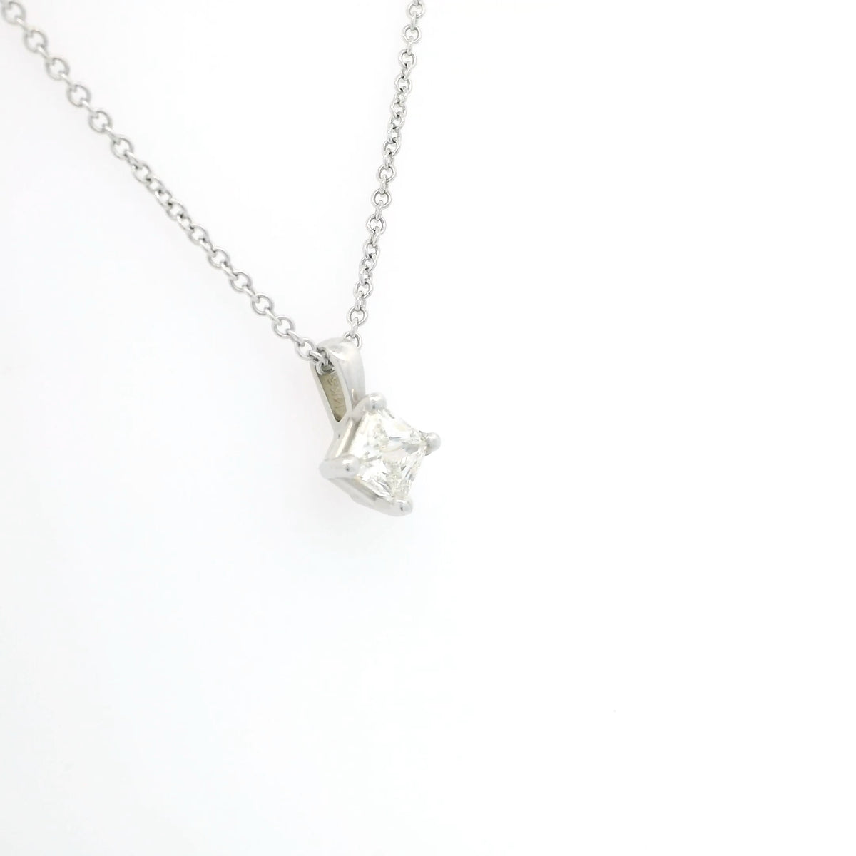 Princess Cut Diamond Pendant