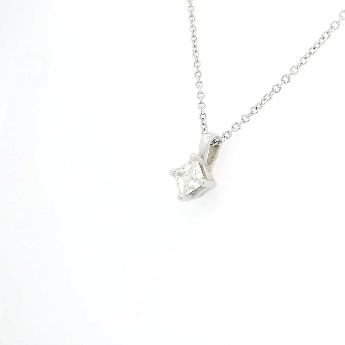 Princess Cut Diamond Pendant