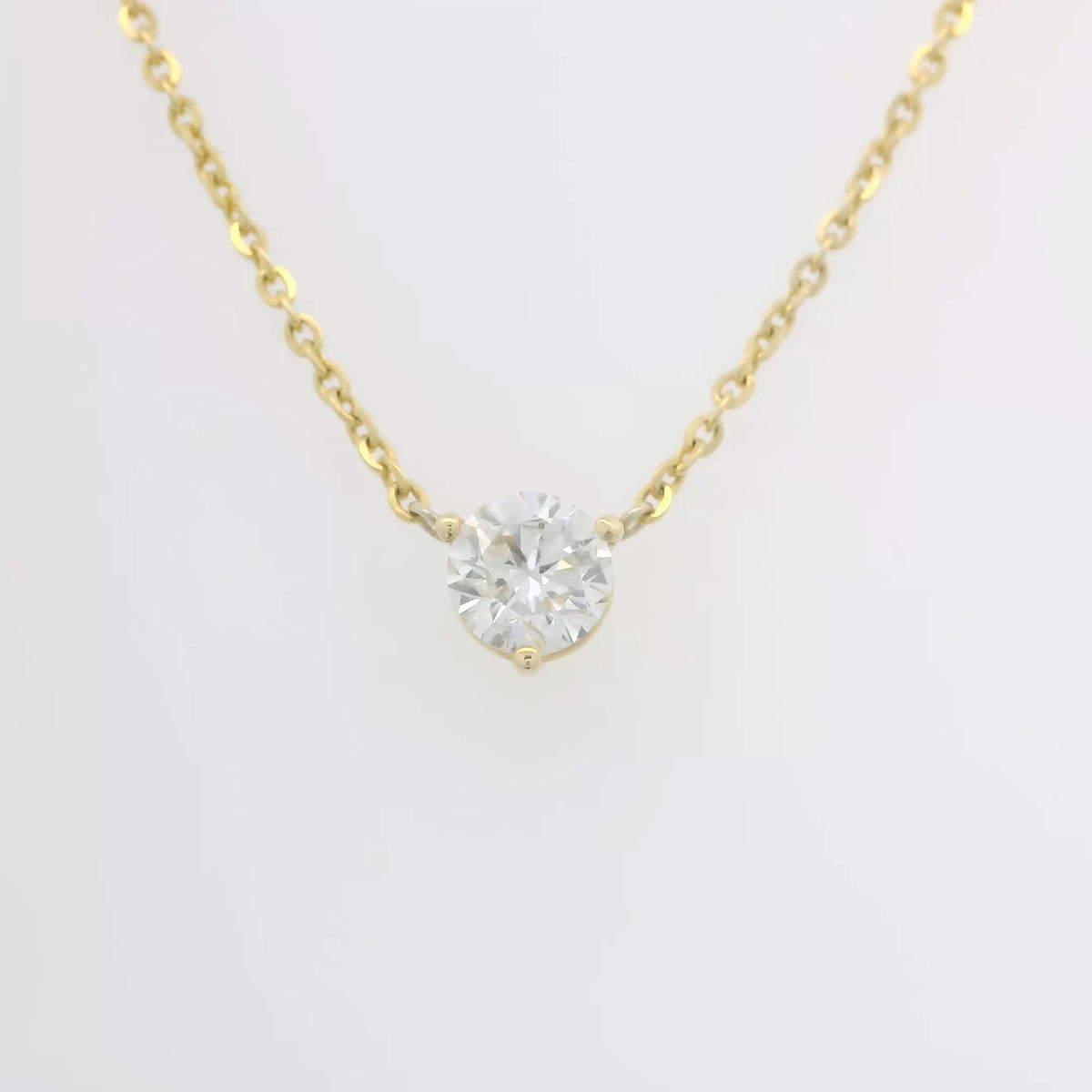 Lab Diamond Station Necklace
