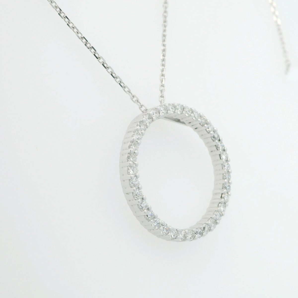 Diamond Circle Pendant