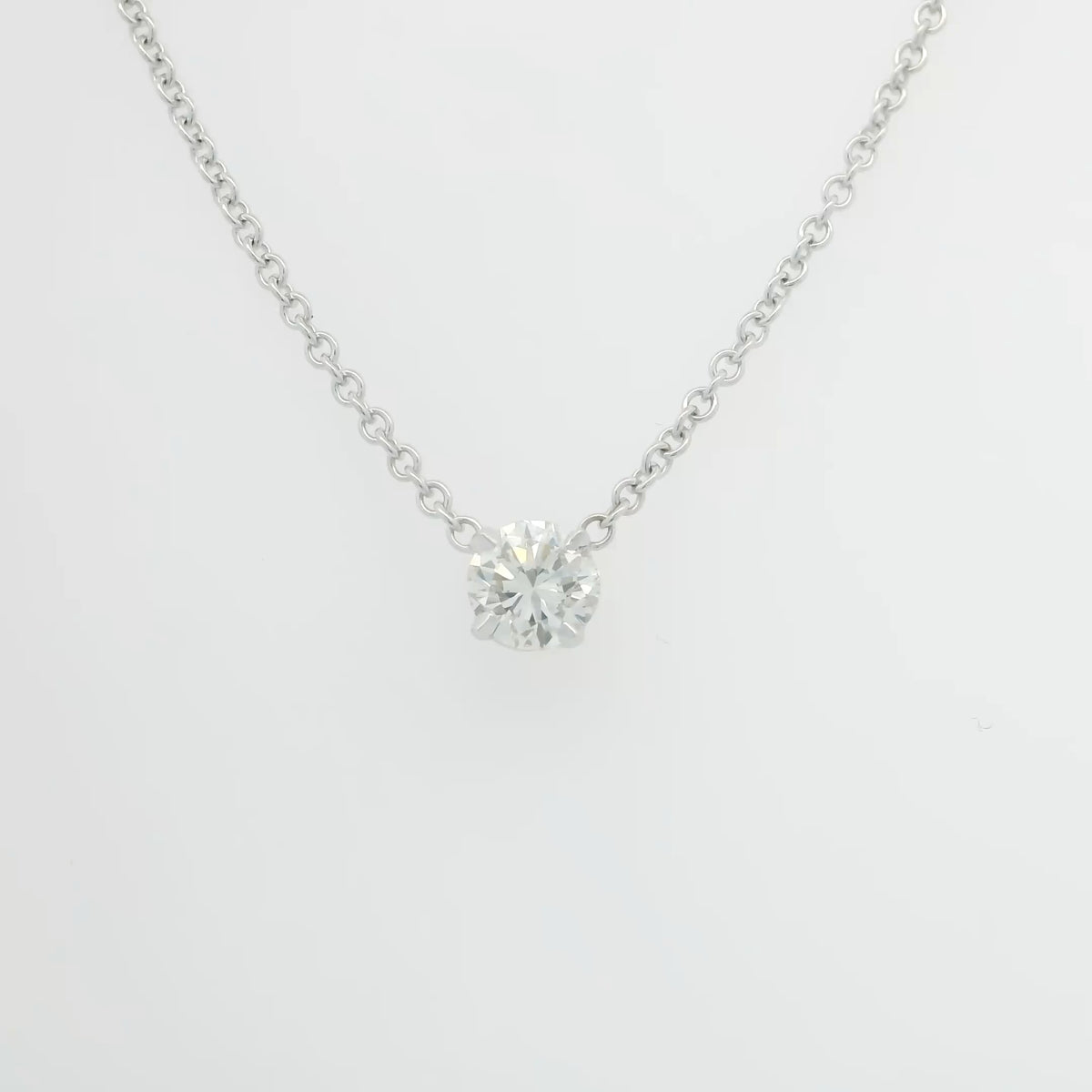 Solitaire GIA Certified Diamond Necklace