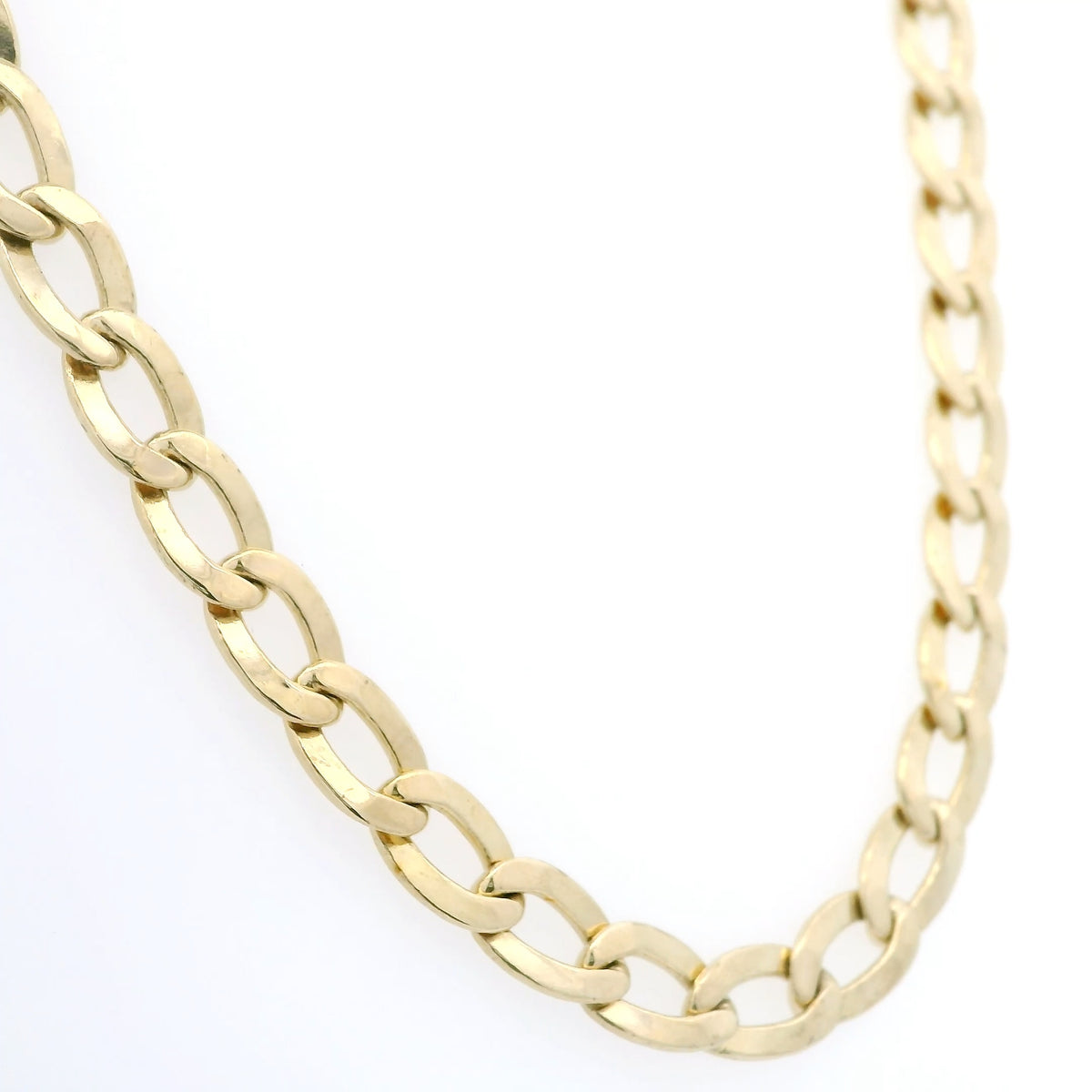 Solid Oval Link Chain