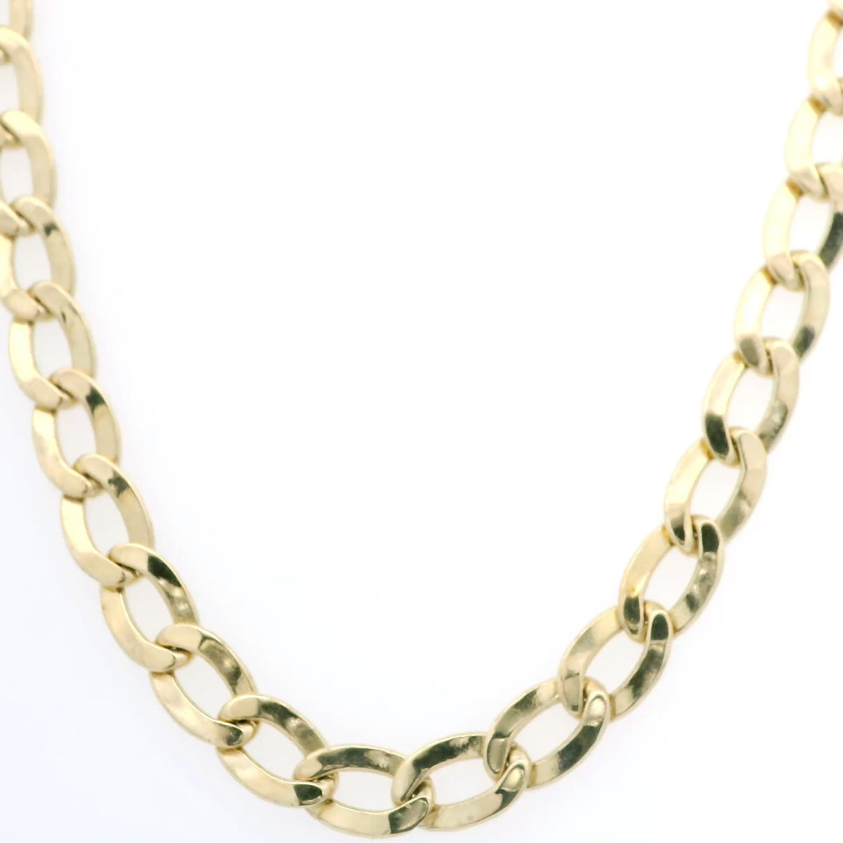 Solid Oval Link Chain