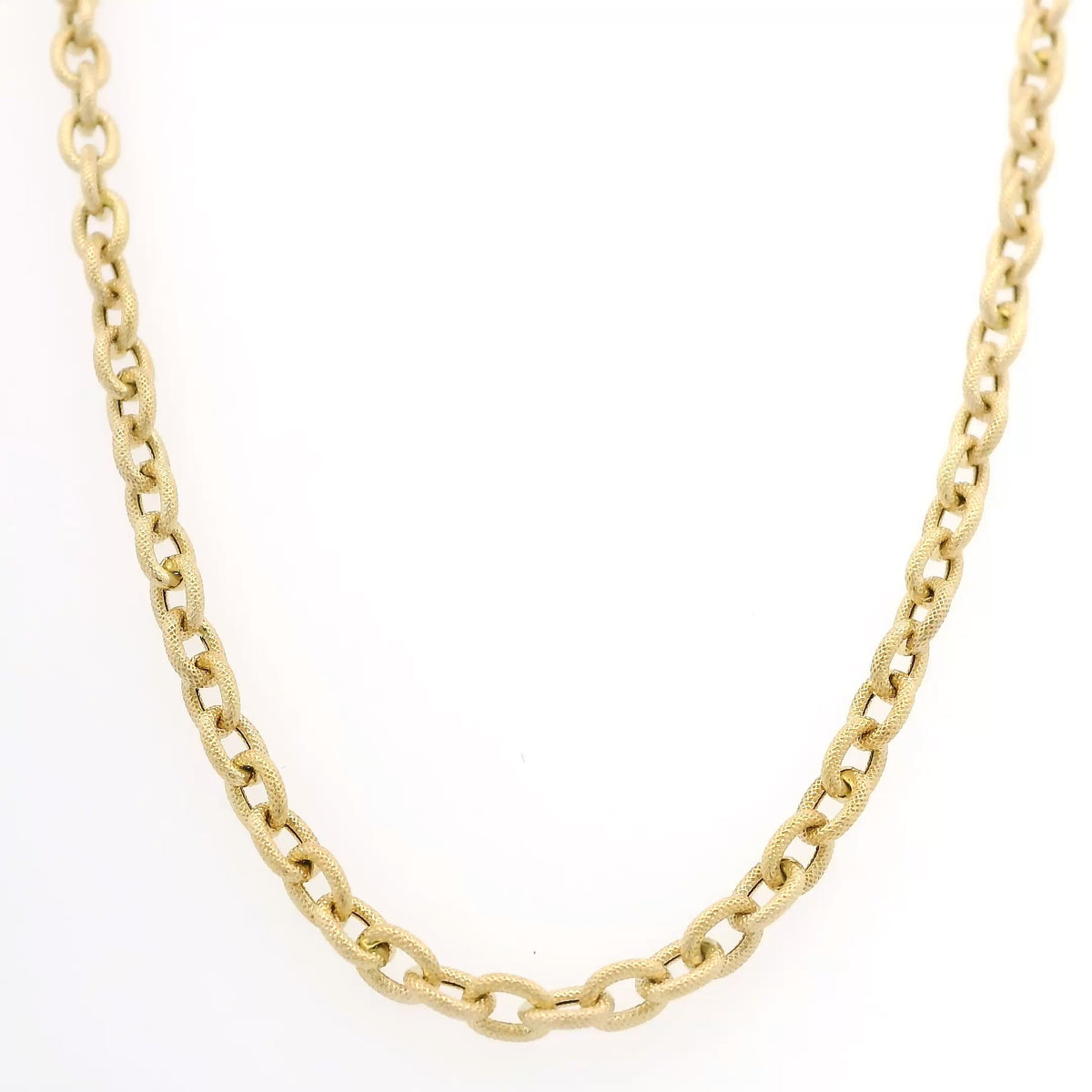 Textured Link Cable Chain