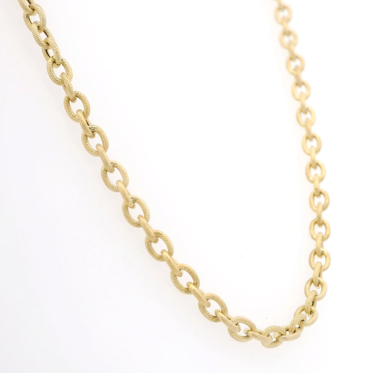 Textured Link Cable Chain