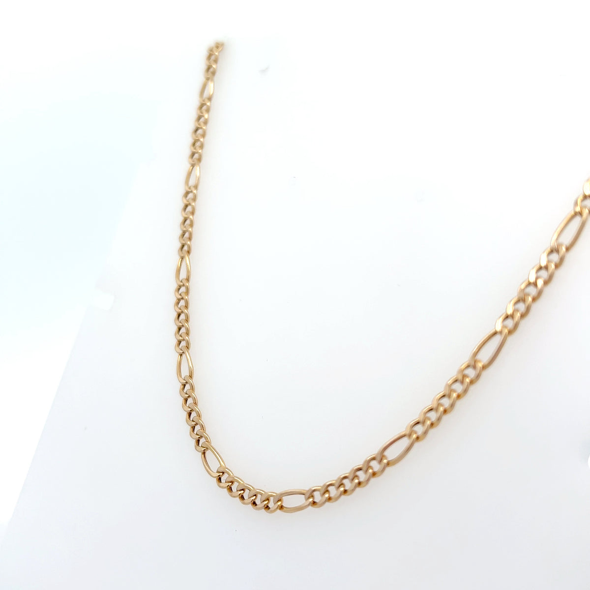 Solid Gold Figaro Chain