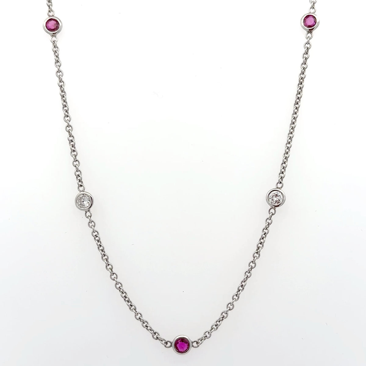 Ruby and Diamond Necklace