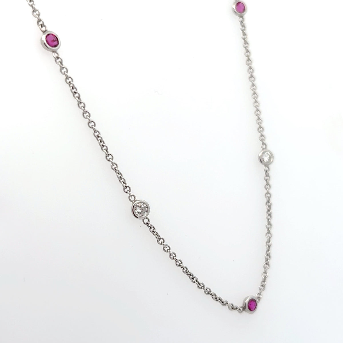 Ruby and Diamond Necklace