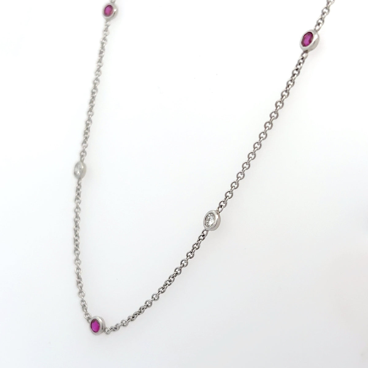 Ruby and Diamond Necklace