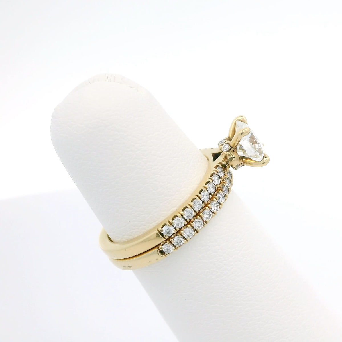 Engagement Ring and Wedding Band Set