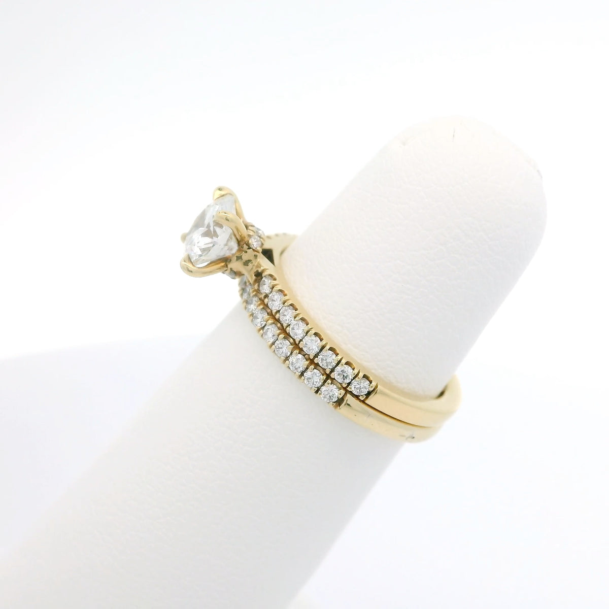 Engagement Ring and Wedding Band Set