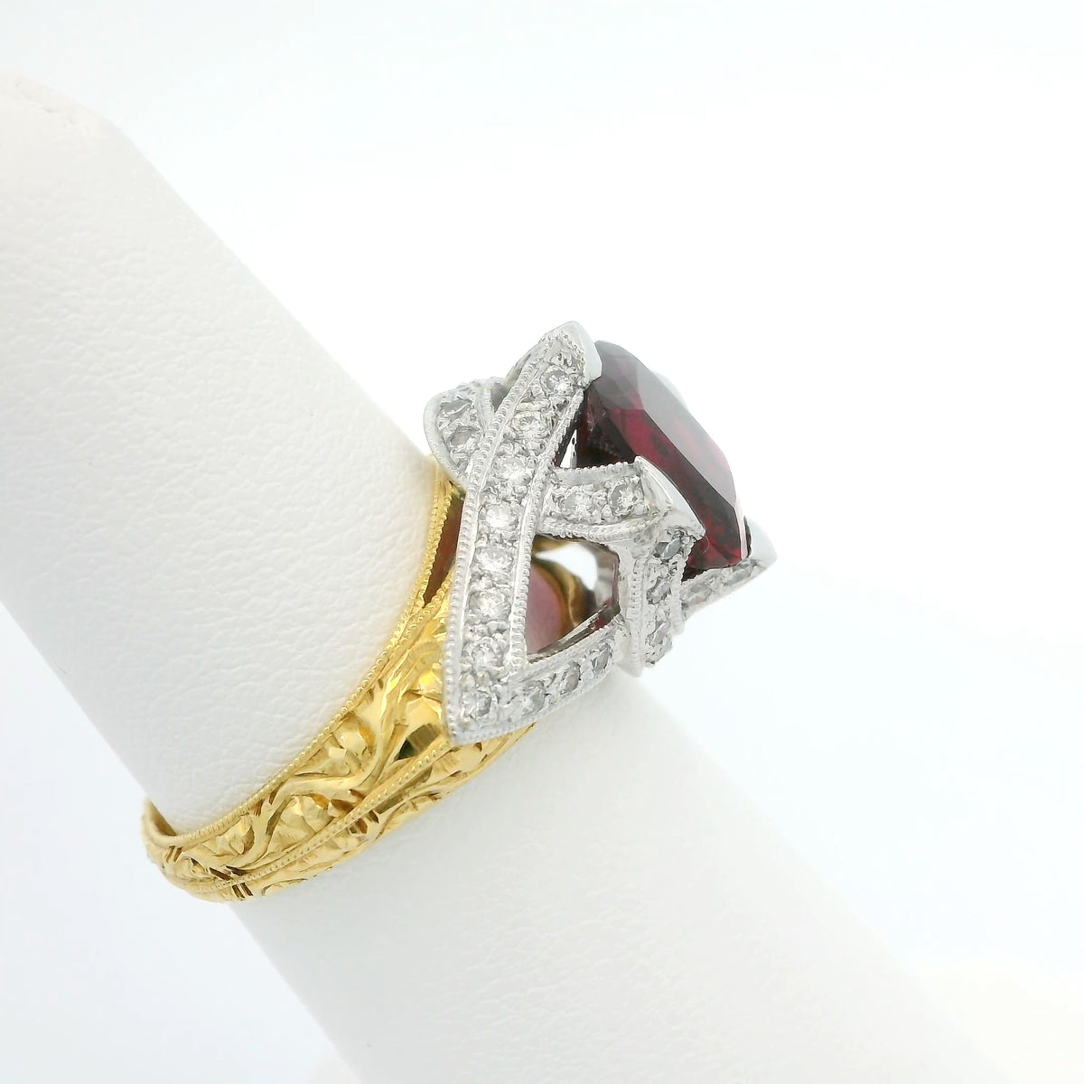 Two Tone Tourmaline Ring
