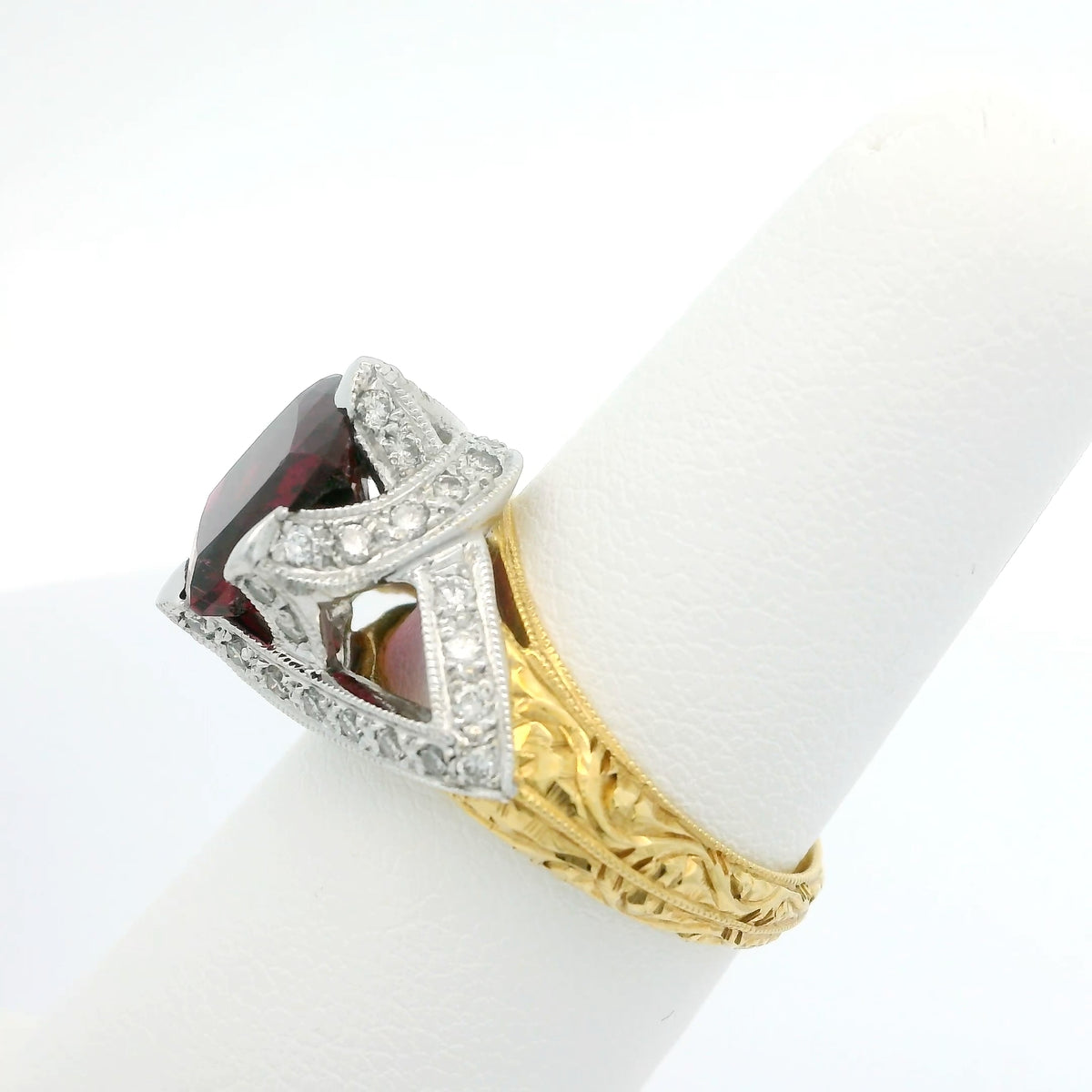 Two Tone Tourmaline Ring