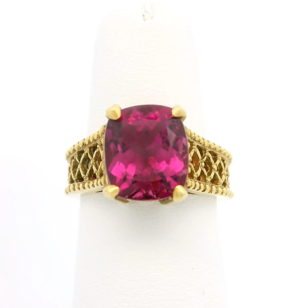 Pink Tourmaline Ring