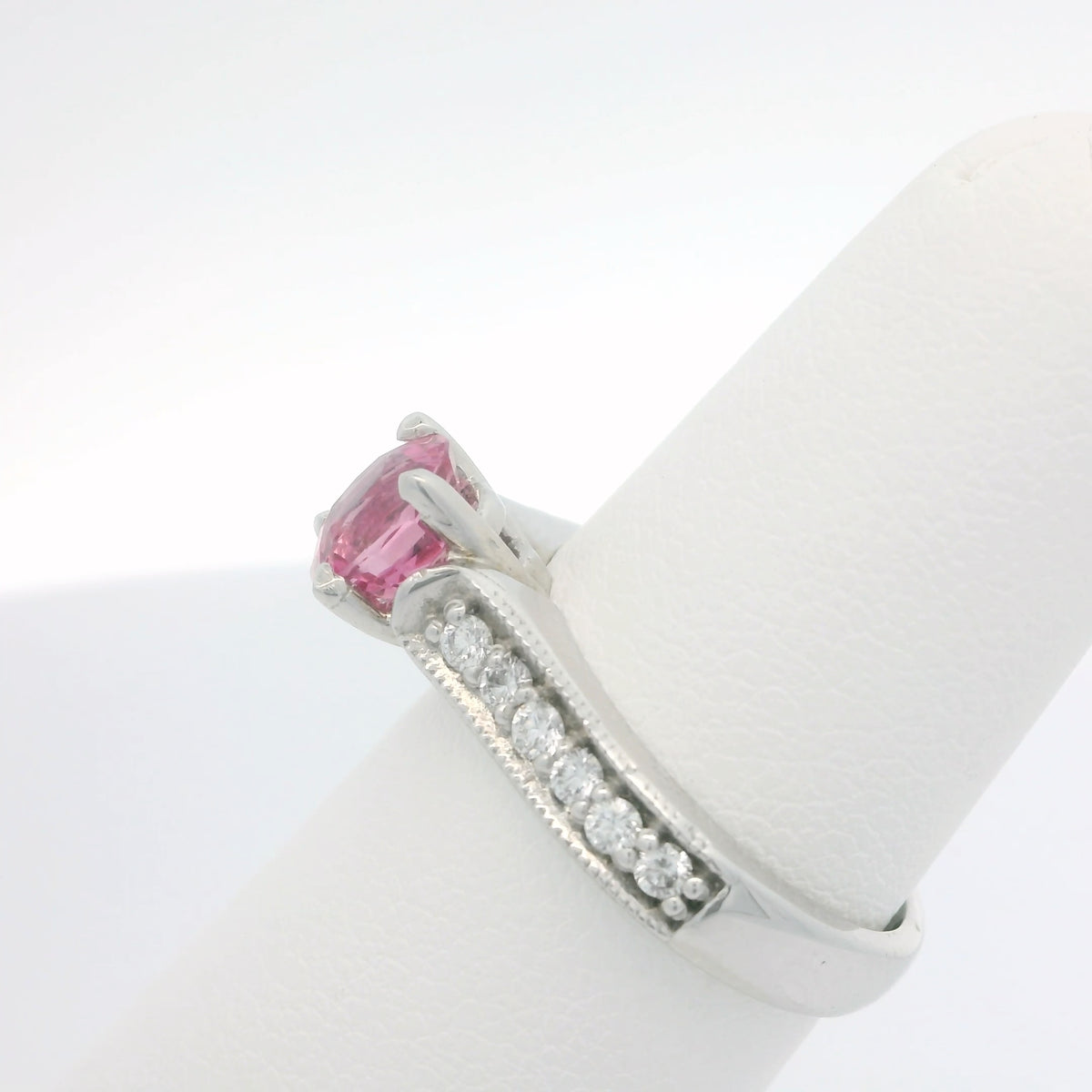Pink Spinel Ring
