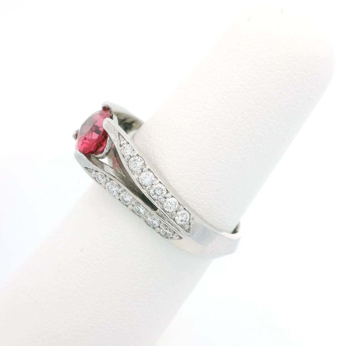 Peach Spinel Ring