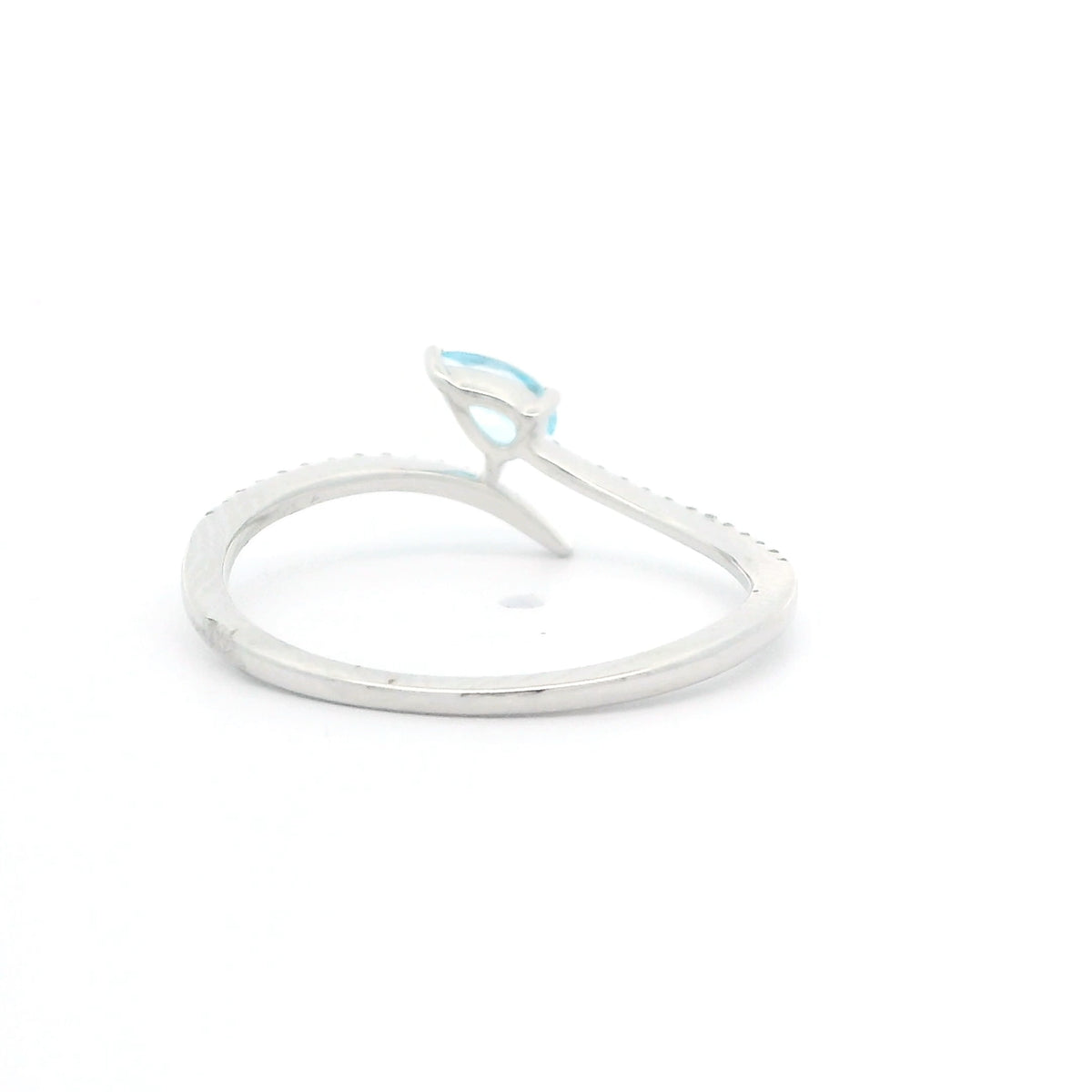 Blue Topaz Bypass Ring