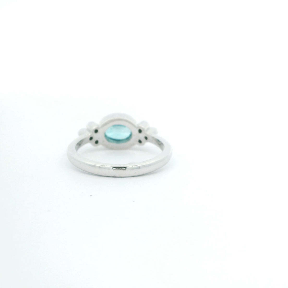 Blue Zircon Ring
